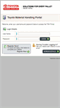 Mobile Screenshot of portal.toyotamaterialhandling.com.au